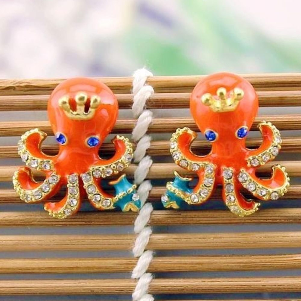 🔥NEW🔥Octopus Earrings🐙